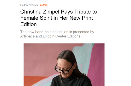 Christina Zimpel's CLAP Featured on Artnet