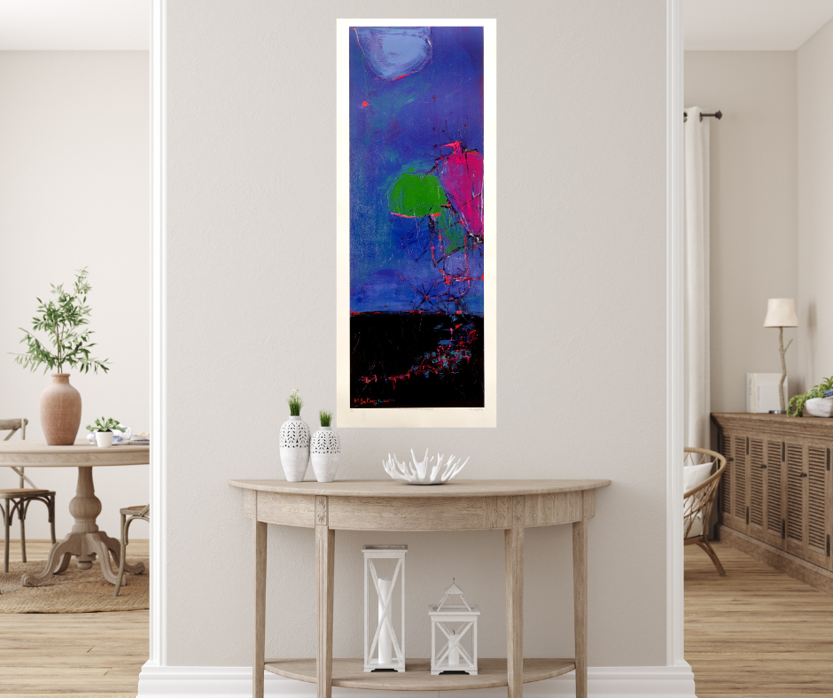 Nocturne in Blues and Magentas